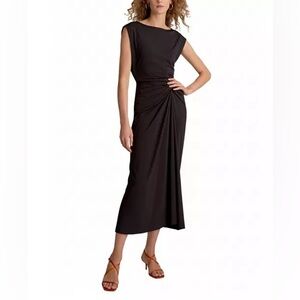 NWT M.M.LaFleur Zita Dress-Light Jersey Black Size medium